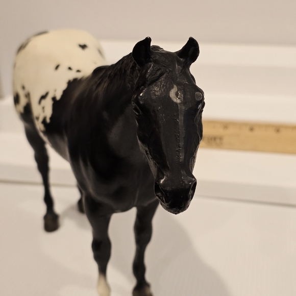 Breyer #66 Stud Spider Black Blanket Appaloosa Traditional - Picture 8 of 13